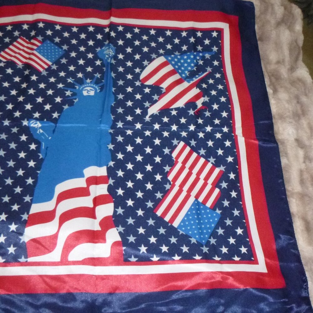 Womens Patriotic Scarf